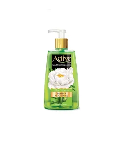 مایع دستشویی شفاف سبز اکتیو مقدار 450 گرم
