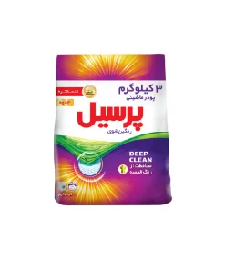 پودر ماشین لباسشویی پرسیل مدل رنگین شوی 3 کیلوگرم