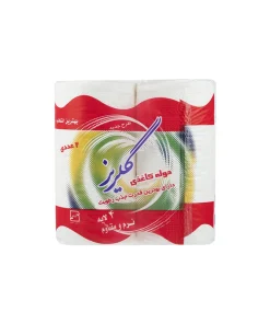 دستمال حوله ای گلریز مدل سفید بسته 2 عددی