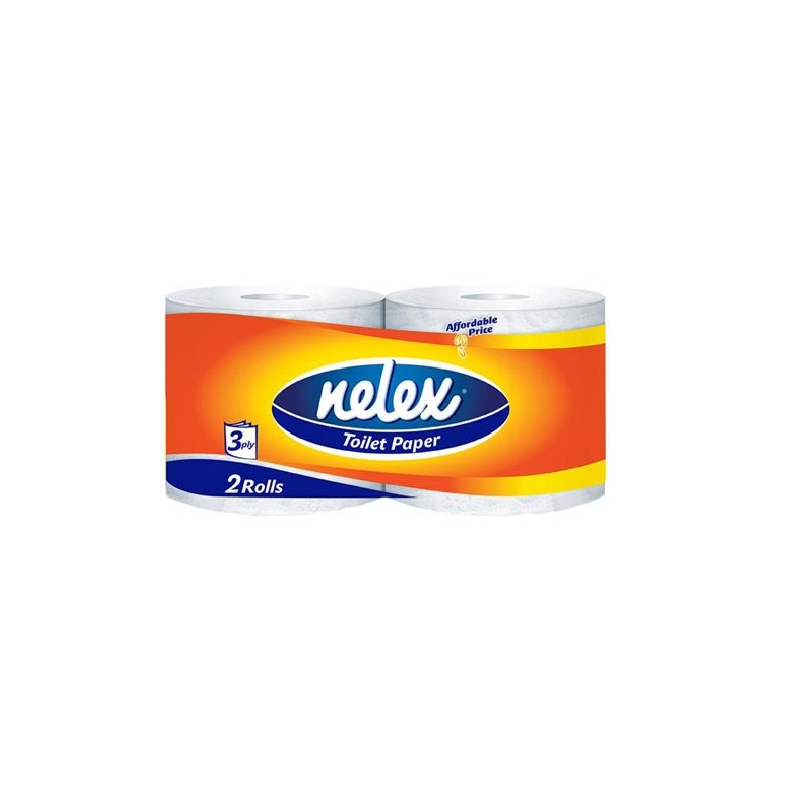 دستمال توالت نلکس بسته 2 عددی
