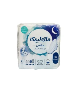 نوار بهداشتی مای لیدی نیمه ضخیم مکسی سایز خیلی بزرگ بسته 7 عددی