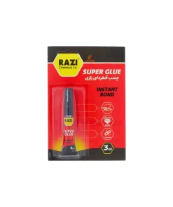 چسب قطره ای رازی مدل Super Glue حجم ۳ میلی لیتر