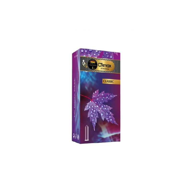 کاندوم ساده کلایمکس مدل Classic بسته 12 عددی
