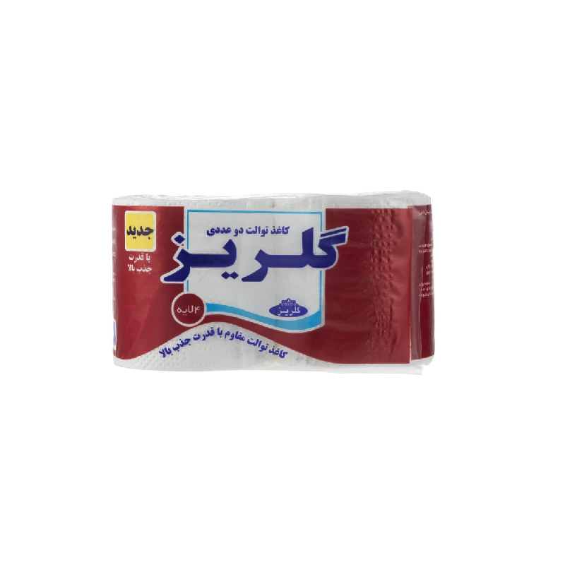 دستمال توالت گلریز بسته 2 عددی