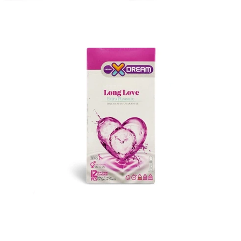 کاندوم ایکس دریم مدل Long Love بسته 12 عددی