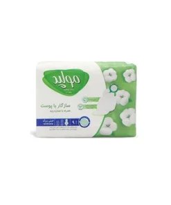 نوار بهداشتی روز مولپد مدل Maxi Soft، سایز خیلی بزرگ نیمه ضخیم بسته 9 عددی