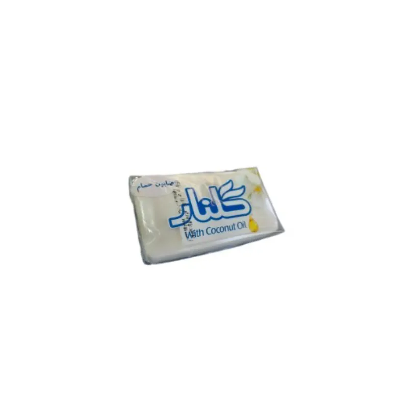 صابون حمام گلنار سفید 130 گرم