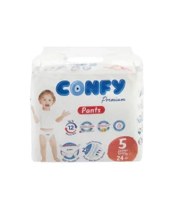 پوشک بچه شورتی کانفی سایز 5 بسته 24 عددی