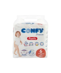 پوشک بچه شورتی کانفی سایز 6 بسته 20 عددی