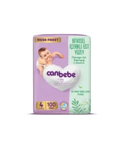 پوشک بچه جان ب ب سایز 4 بسته 100 عددی